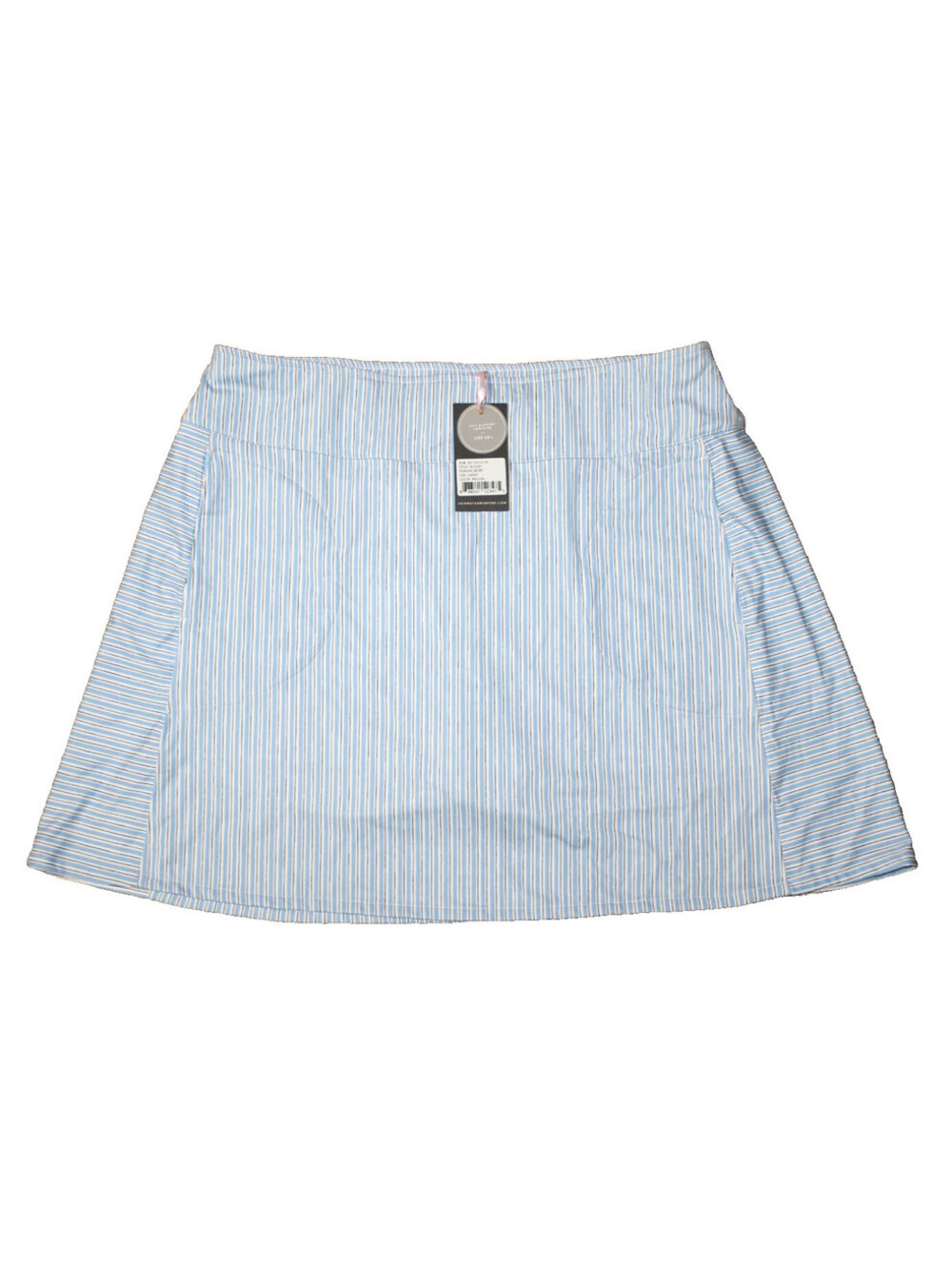 NEW FAIRWAY & GREENE Reagan Women LARGE x 18" Pull-On Golf Skort Blue White NWT